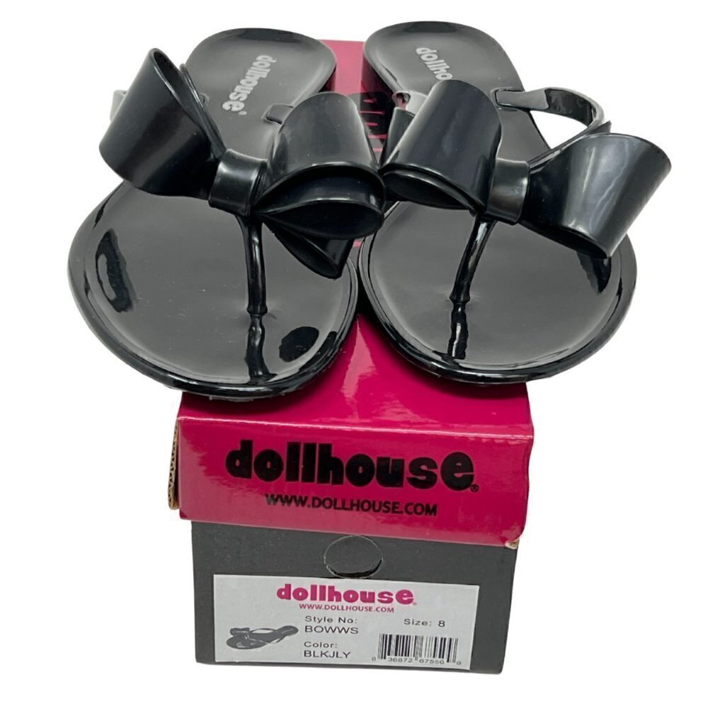 Dollhouse Bowws Flip Flops, Size 8